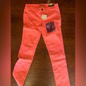 Salmon pink pants